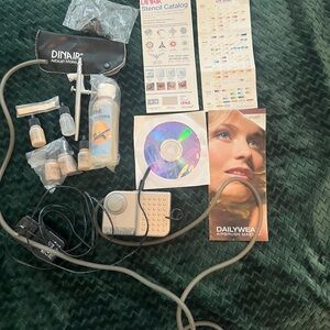 Dinair Airbrush Mini Compressor Makeup System with Dailywear Shades - Beige/Tan